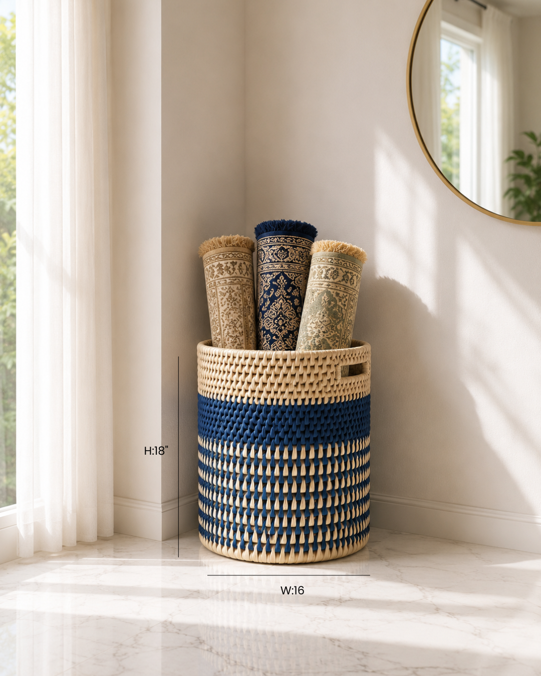 Weaved Basket 18x16